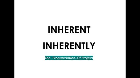 inherently traduzione|inherently pronounce.